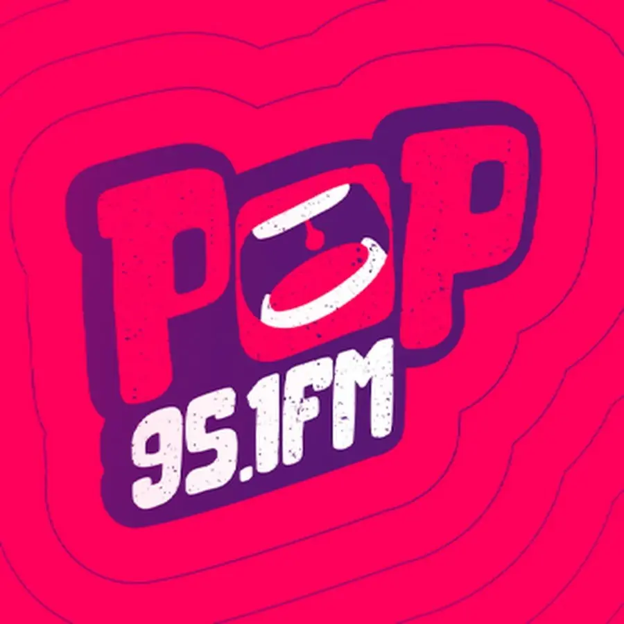 Logotipo da rádio POP 95.1 FM de Montes Claros